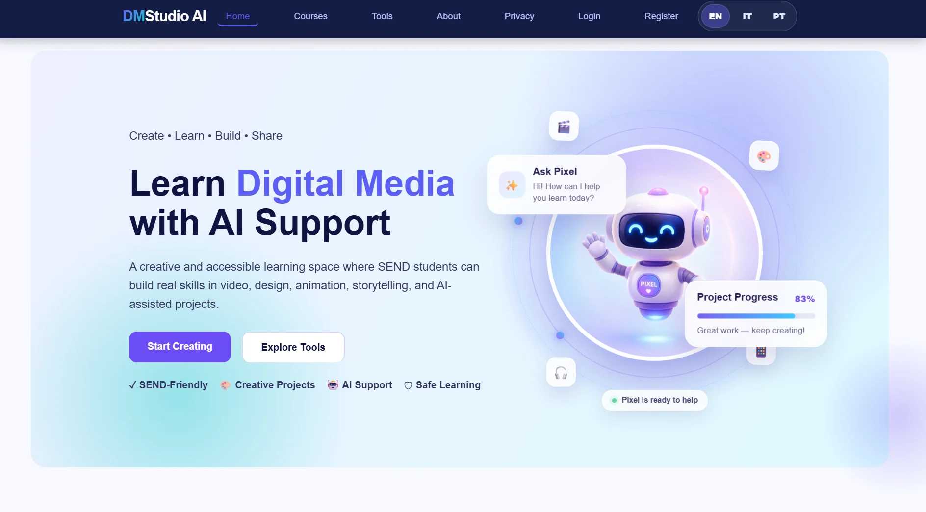 DM Studio AI project preview